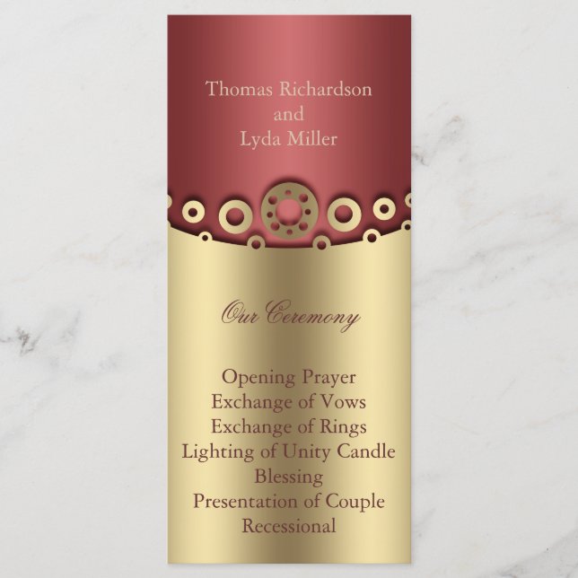 Parties scintillant Confetti Faux Foil Programme d (Devant)