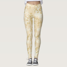 Parties scintillant de camouflage d'or Leggings