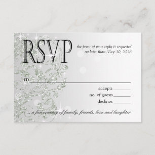 Parties scintillant de flamme Luxe Ombre RSVP gl