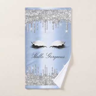 Parties scintillant de gouttes effet bleu cils Bon