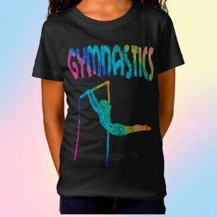 Parties scintillant de gymnastique T-shirt Bars as