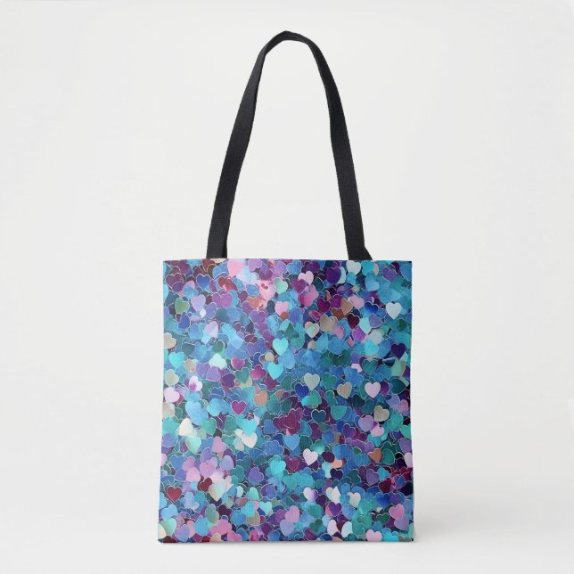 Parties scintillant de la Saint Valentin Sac fourr (Devant)