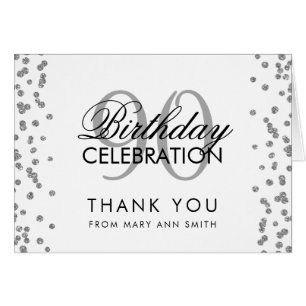 Parties scintillant de l'Merci d' d'anniversaire S