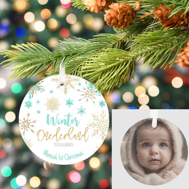 Parties scintillant de neige de l'hiver onederland (Créateur téléchargé)