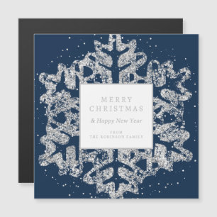 Parties scintillant de Noël en argent Snowflake En