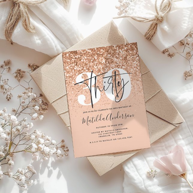 Parties scintillant de pêche moderne fille typogra (Créateur téléchargé)