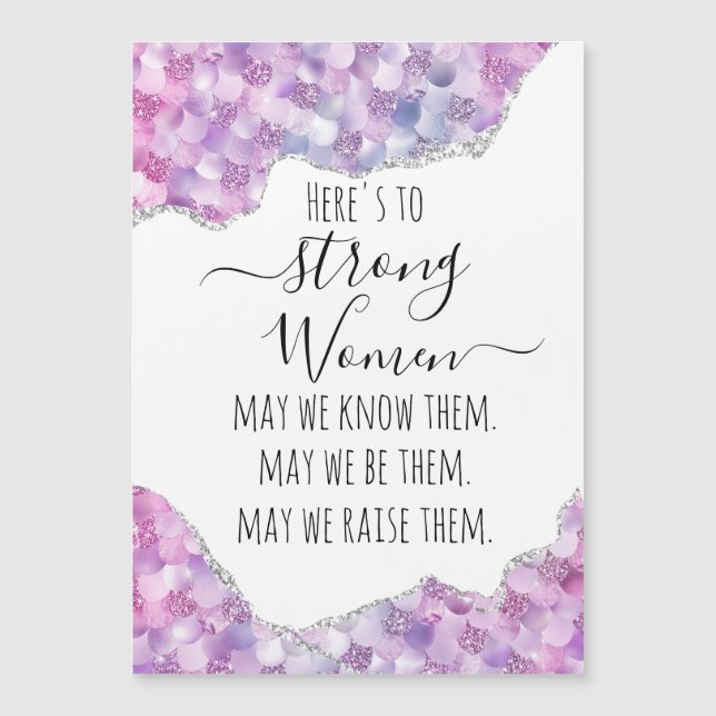 Parties scintillant de sirène violet et rose Idée  (Devant)