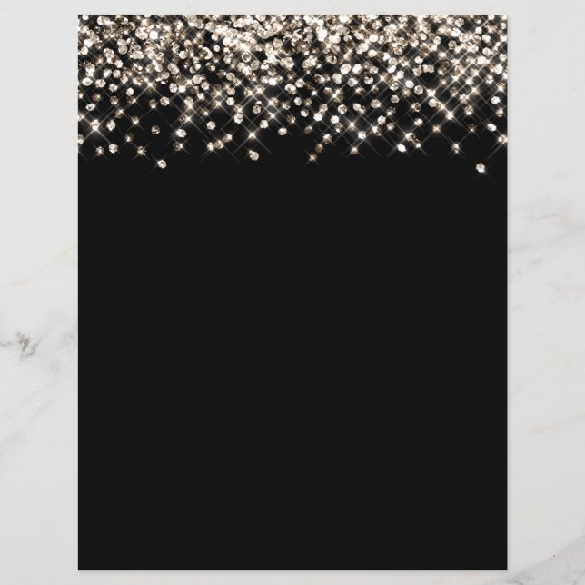 Parties scintillant d'or de Champagne Confetti pap (Devant)