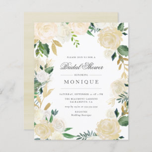 Parties scintillant d'or et Fête des mariées flora