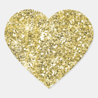 Parties scintillant d'or Faux Imprimer Stickers Co
