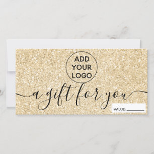 Parties scintillant d'or moderne scintille logo ce
