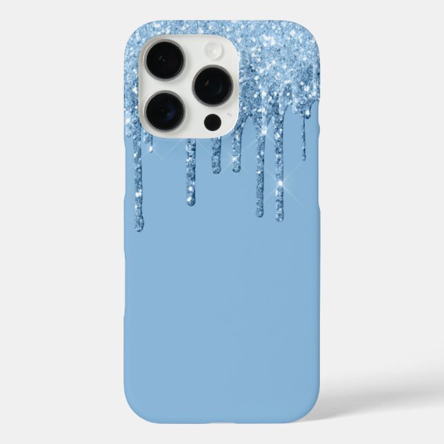 Parties scintillant Drip iPhone 16 Pro Coque (Verso)