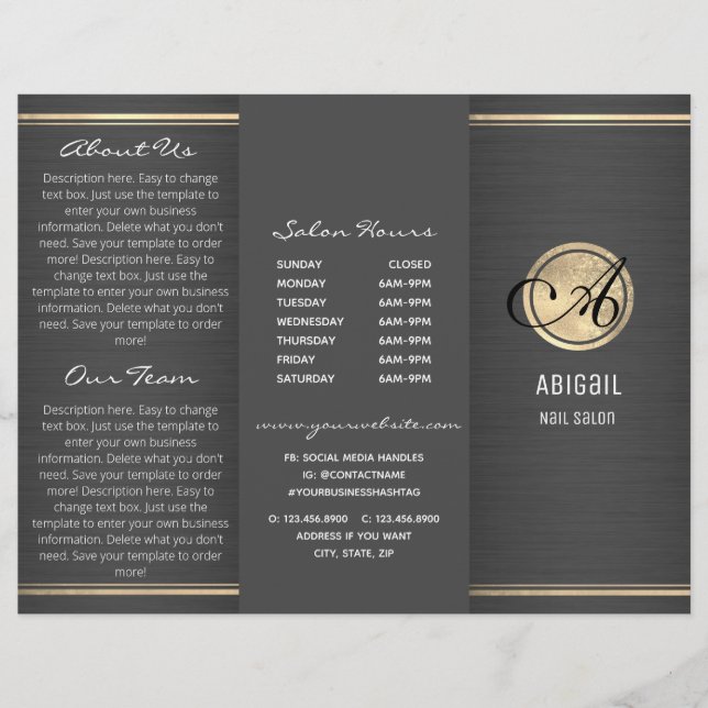 Parties scintillant élégante et brosse en métal tr (Devant)