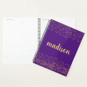 Parties scintillant en or Glam Confetti Purple p