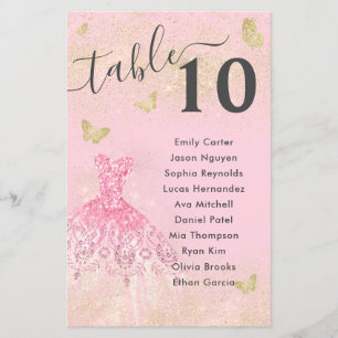 Parties scintillant en or rose pâle Gown Quinceane