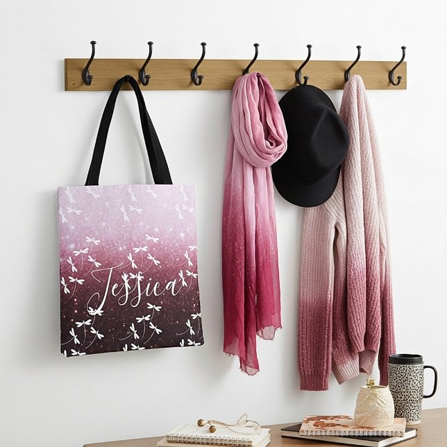 Parties scintillant et libellules sac fourre-tout  (Créateur téléchargé)