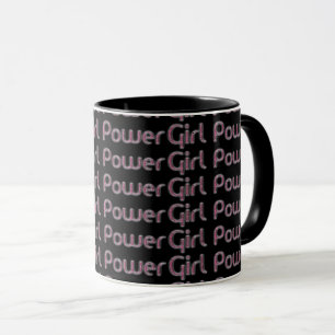 Parties scintillant Fille Power Mug