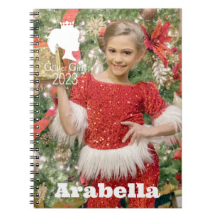 Parties scintillant Girls Arabella Spiral Carnet p