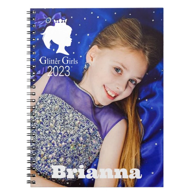Parties scintillant Girls Brianna Carnet Spiral (Devant)