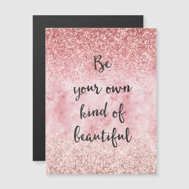 Parties scintillant Glam Glitzy rose Fille Étincel (Devant / Derrière)