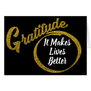 Parties scintillant Gratitude donne des vies Bette