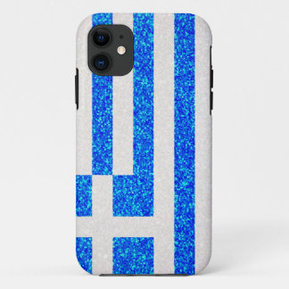 Parties scintillant Grèce drapeau iphone5 coque