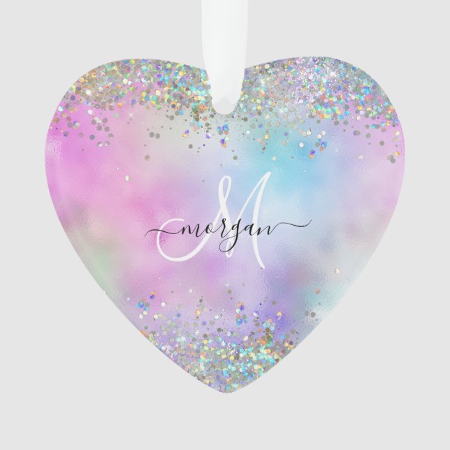 Parties scintillant holographique Rainbow Pastels  (devant)