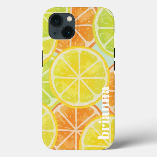 Parties scintillant Lemon Coque-Mate coque iphone (Verso)
