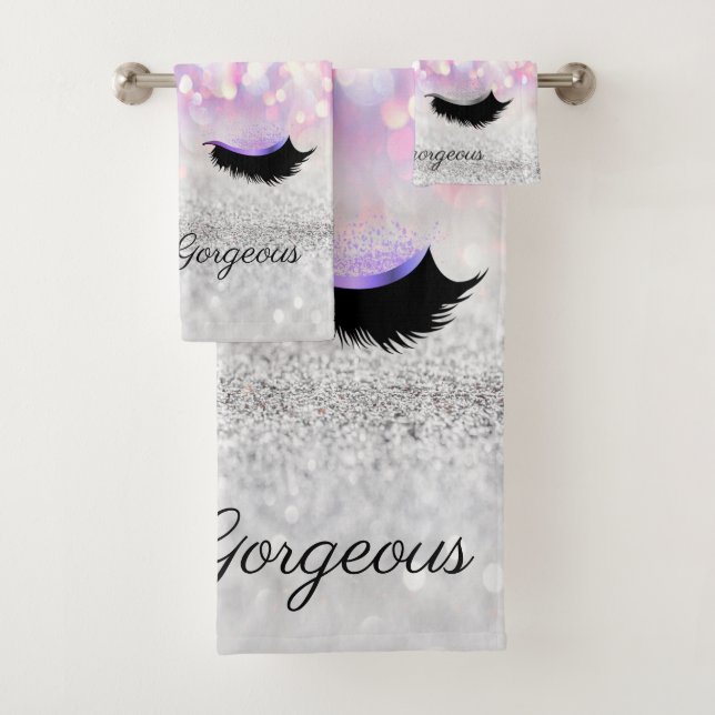 Parties scintillant moderne Cool rose argent Bokeh (En situation)