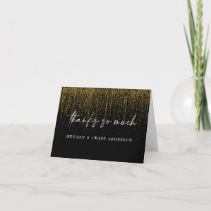 Parties scintillant or Edgy Merci moderne