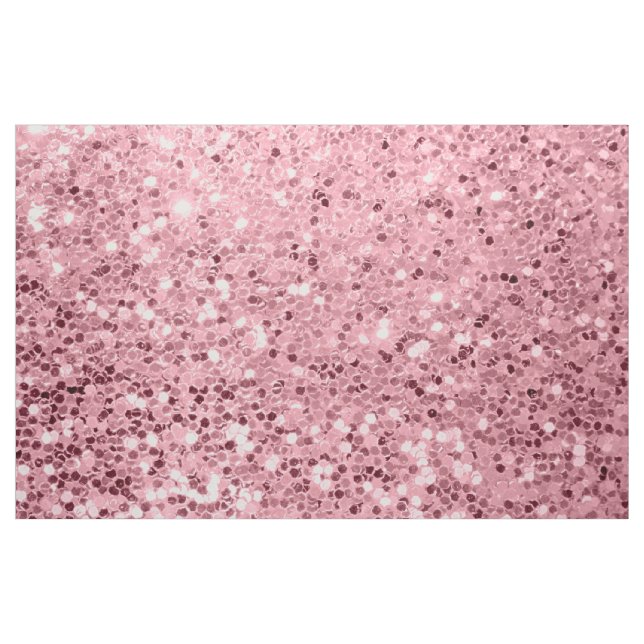 parties scintillant Or Rose en tissu de coton larg (Yard)