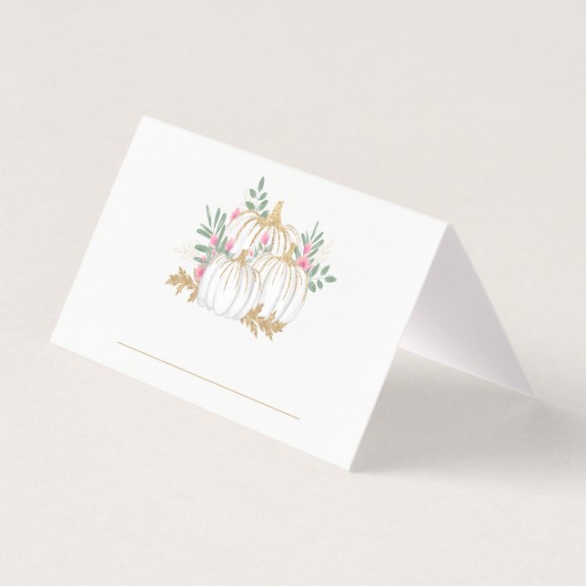 Parties scintillant or rose Floral Citrouille Auto (Front)