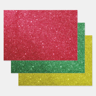 Parties scintillant Papier d'enveloppement de Noël
