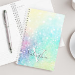 Parties scintillant Pastel Bokeh Girly Colorée Mot<br><div class="desc">Un beau motif de parties scintillant pastel multicolore,  que vous pouvez personnaliser avec vos détails personnalisés.</div>