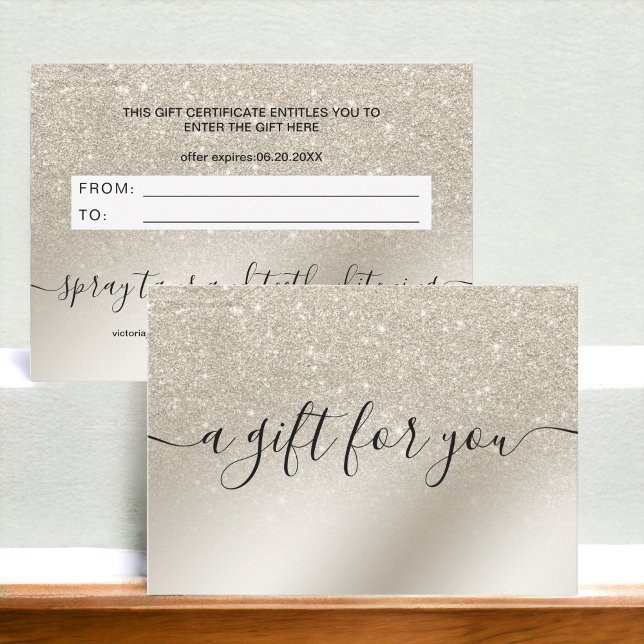 parties scintillant perle ivoire ombre spray or ta (pearl glitter ivory ombre gold spray tans)