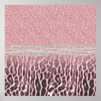 Parties scintillant poster de animal Chic Girly Ro