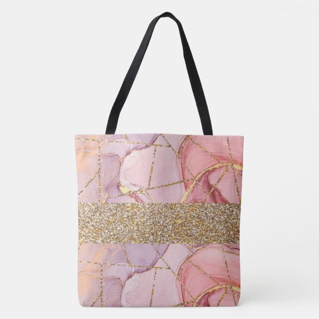 Parties scintillant rose Accessoires Sac d'achat (Devant)