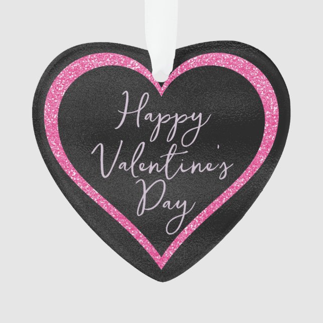 Parties scintillant rose chaud sur la Saint-Valent (devant)