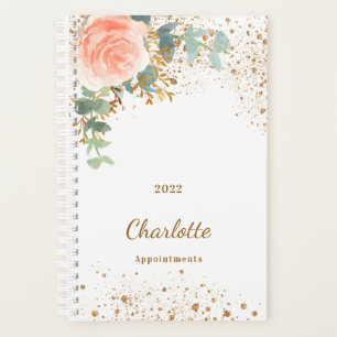 parties scintillant rose d'or floral eucalyptus mo