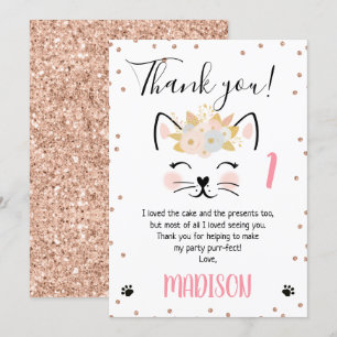 parties scintillant Rose d'or me chante carte de r