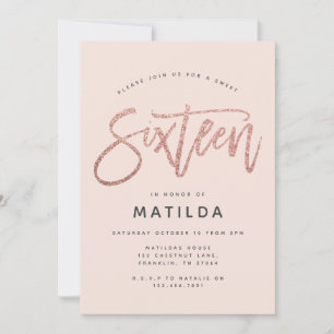 parties scintillant rose en or girly douce moderne