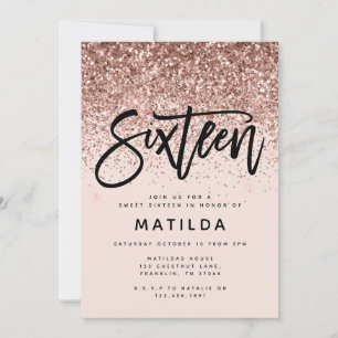 parties scintillant rose en or girly douce moderne