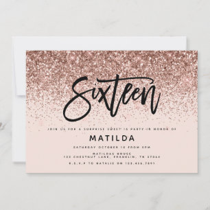 parties scintillant rose en or girly surprise douc