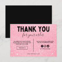 Parties scintillant rose et noir Faux Merci Média 