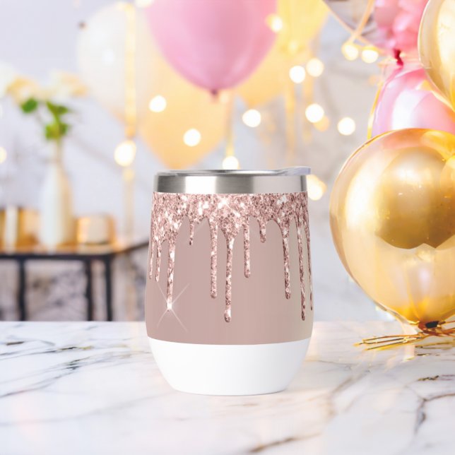 Parties scintillant rose Gold Blush Déchets Sparkl (Enterrement de vie de garçon)