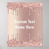 Parties scintillant rose Gold Blush Drivers Poster