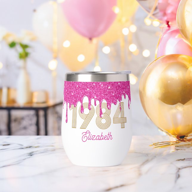 Parties scintillant rose goutte d'or 1984 40e anni (Enterrement de vie de garçon)