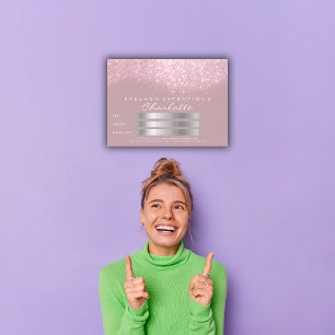 Parties scintillant rose mauve violet gris certifi