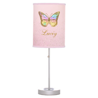 Parties scintillant rose mignonne moderne Papillon