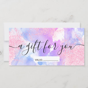 Parties scintillant rose moderne violet d'aquarell